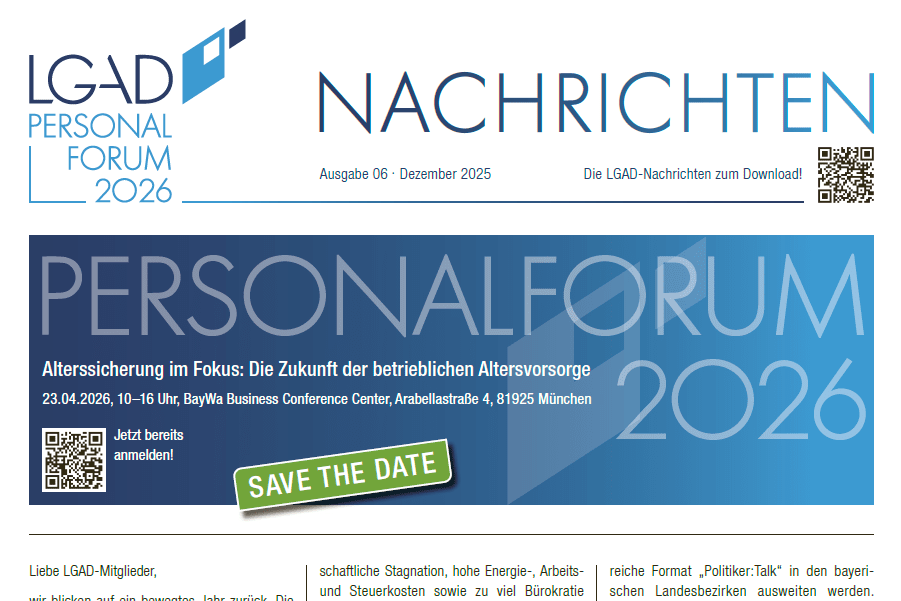 Die neuen LGAD-Nachrichten sind da!