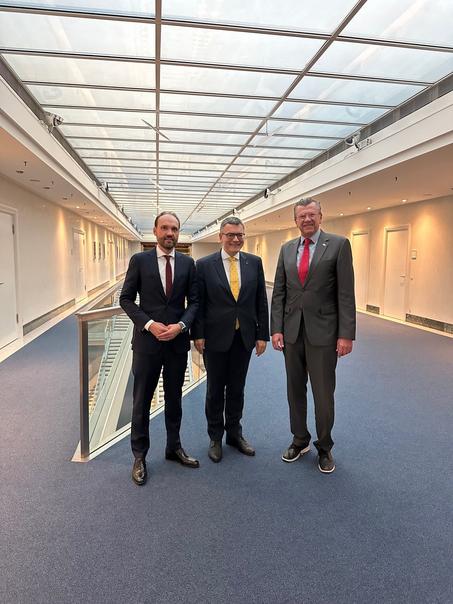 Dr. Florian Herrmann, Christian Klingler und Christoph Leicher